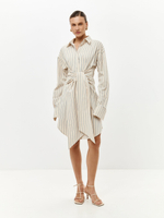 Платье-рубашка Саша в цвете озёрной прохлады