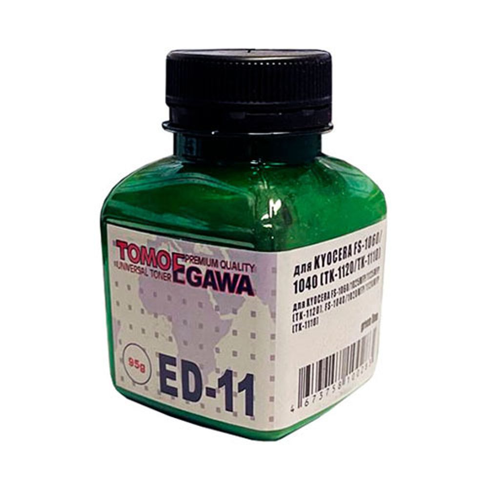 Тонер TOMOEGAWA тип ED-11 для KYOCERA (TK-1120/TK-1110) (95гр, 2.5K) Green Line