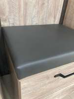 Мягкий элемент для тумбы Клео с вешалкой Дуб Юкон/Ателье темное