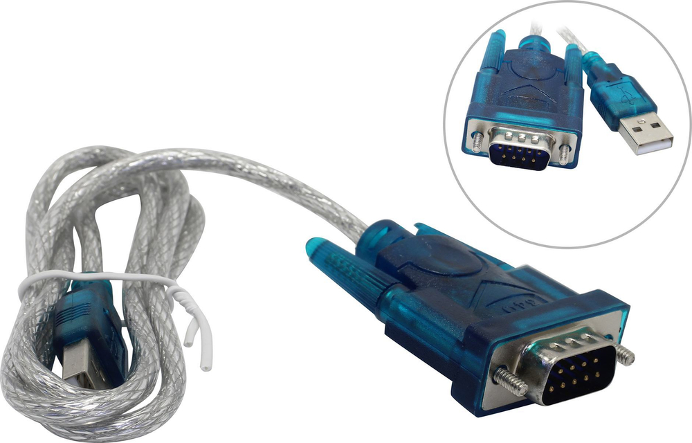 Exegate &lt;EX-UAS-0.8&gt; Кабель-адаптер USB AM -&gt; COM9M  0.8м  &lt;EX284950RUS&gt;