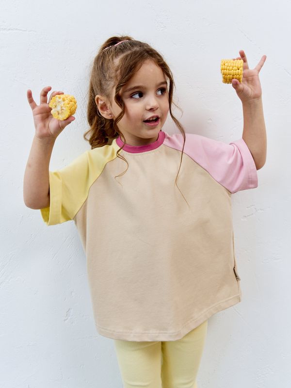 Футболка оверсайз Колор блок 