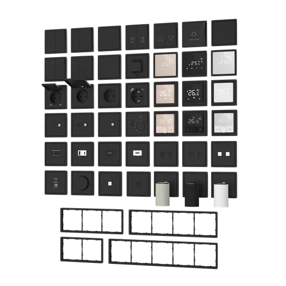 Donel R98 матовый карбон накладка для светорегулятора поворотного, серия DA