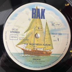 Винтажная виниловая пластинка LP Smokie The Montreux Album (Germany 1978)