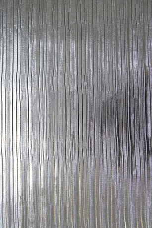 Трикотаж плиссе с металликом