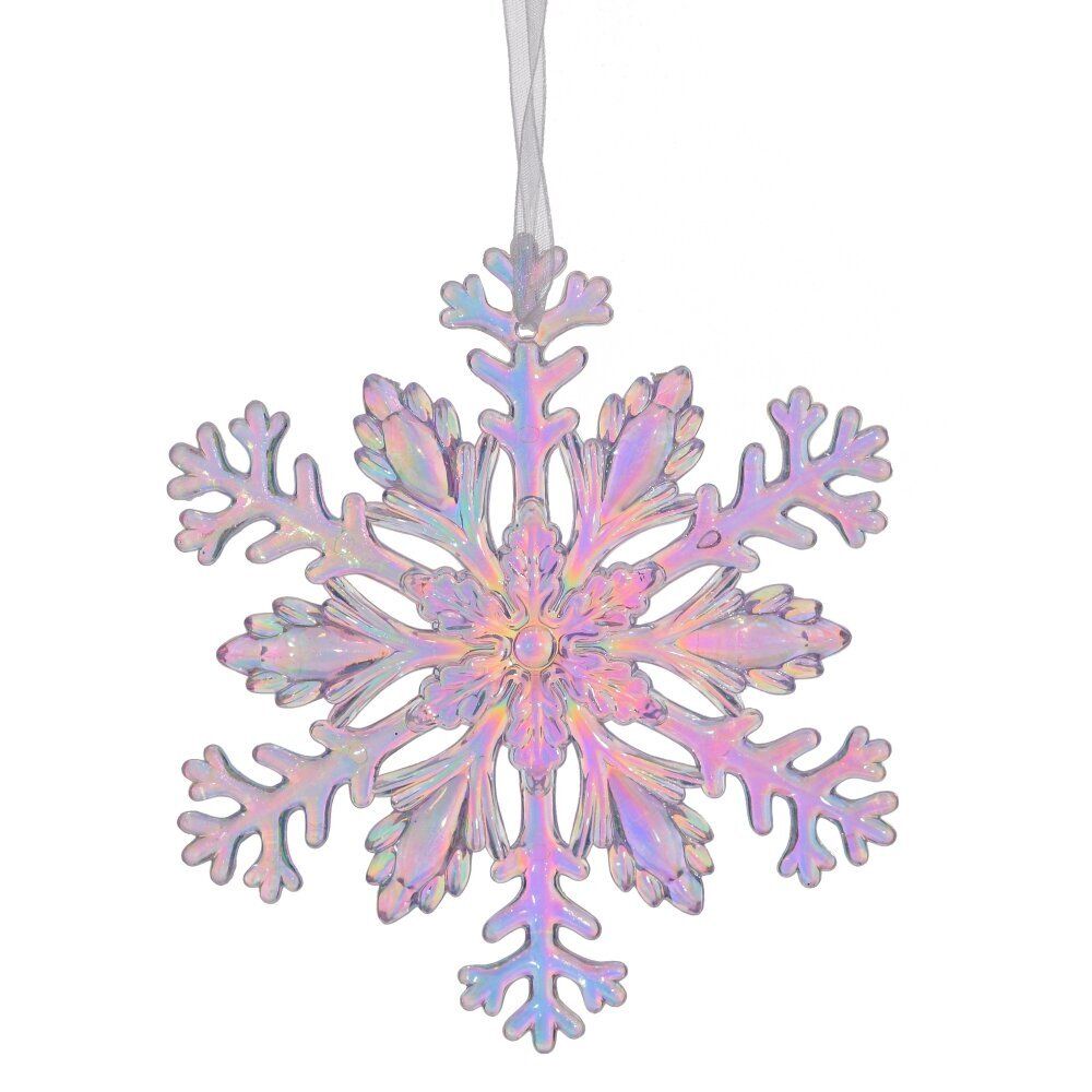 GAEM Украшение новогоднее "Снежинка", L11 W0,3 H11 см, 3в.