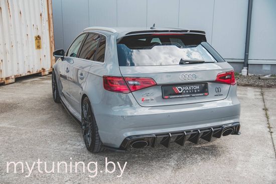 Диффузор бампера заднего для AUDI RS3 8V Sportback (15-16)