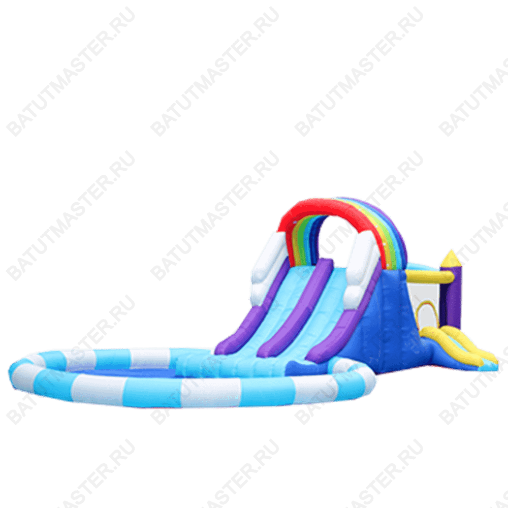 Батут на дачу для детей "Небесная фантазия" 3,8*2*1,7 м