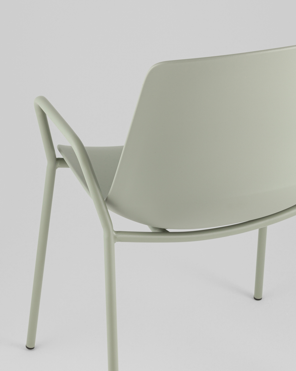 Стул Kaira пластик серо-зеленый