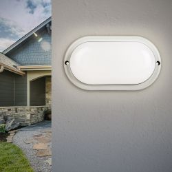 Светильник ЖКХ светодиодный ЭРА SPB-202-0-40K-012 IP65 12Вт 1140Лм 4000К 200x98 ОВАЛ