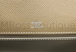 Коричневая сумка Hermes Kelly Pochette