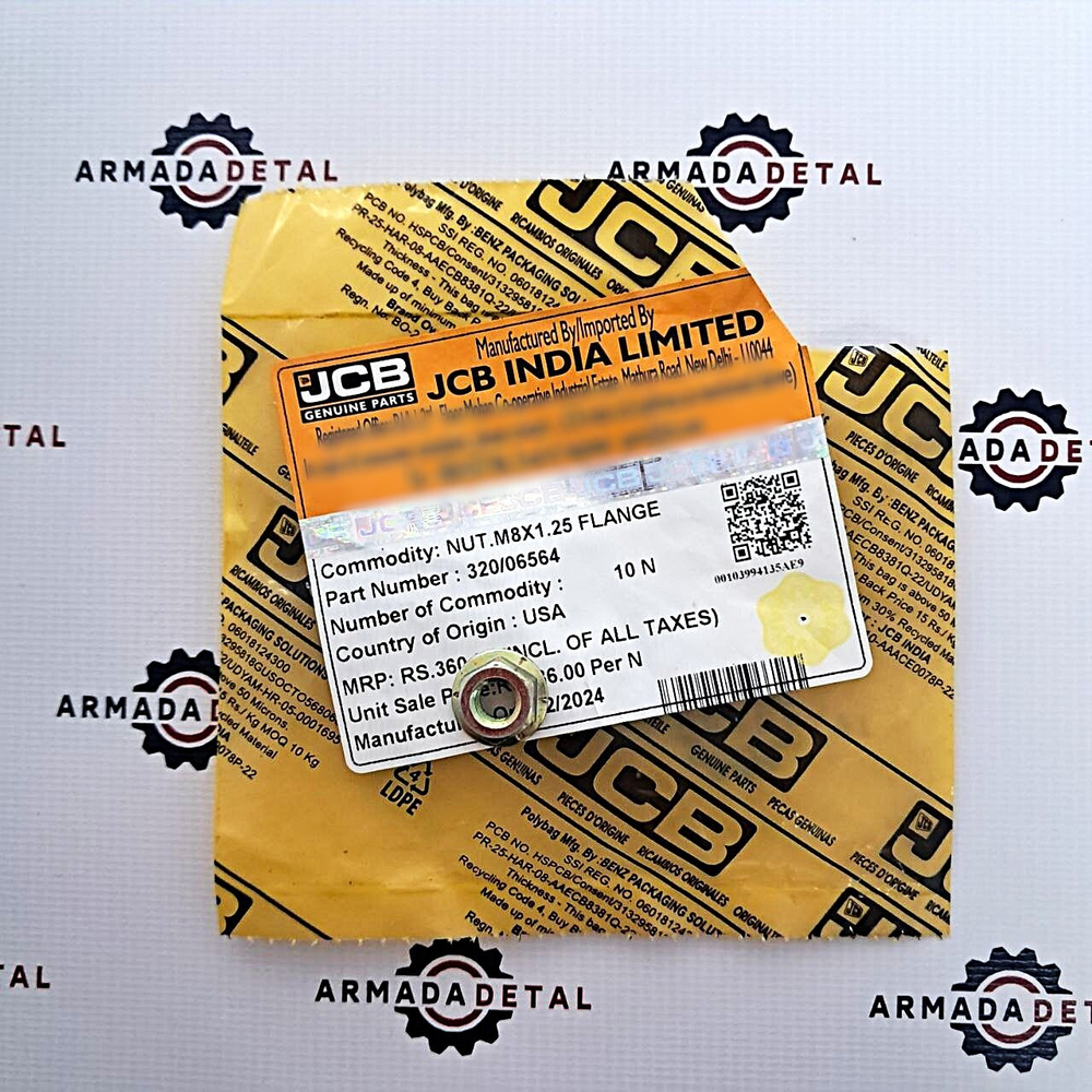 Гайка М8 оригинал JCB 320/06564