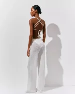 Брюки Crochet, Белые