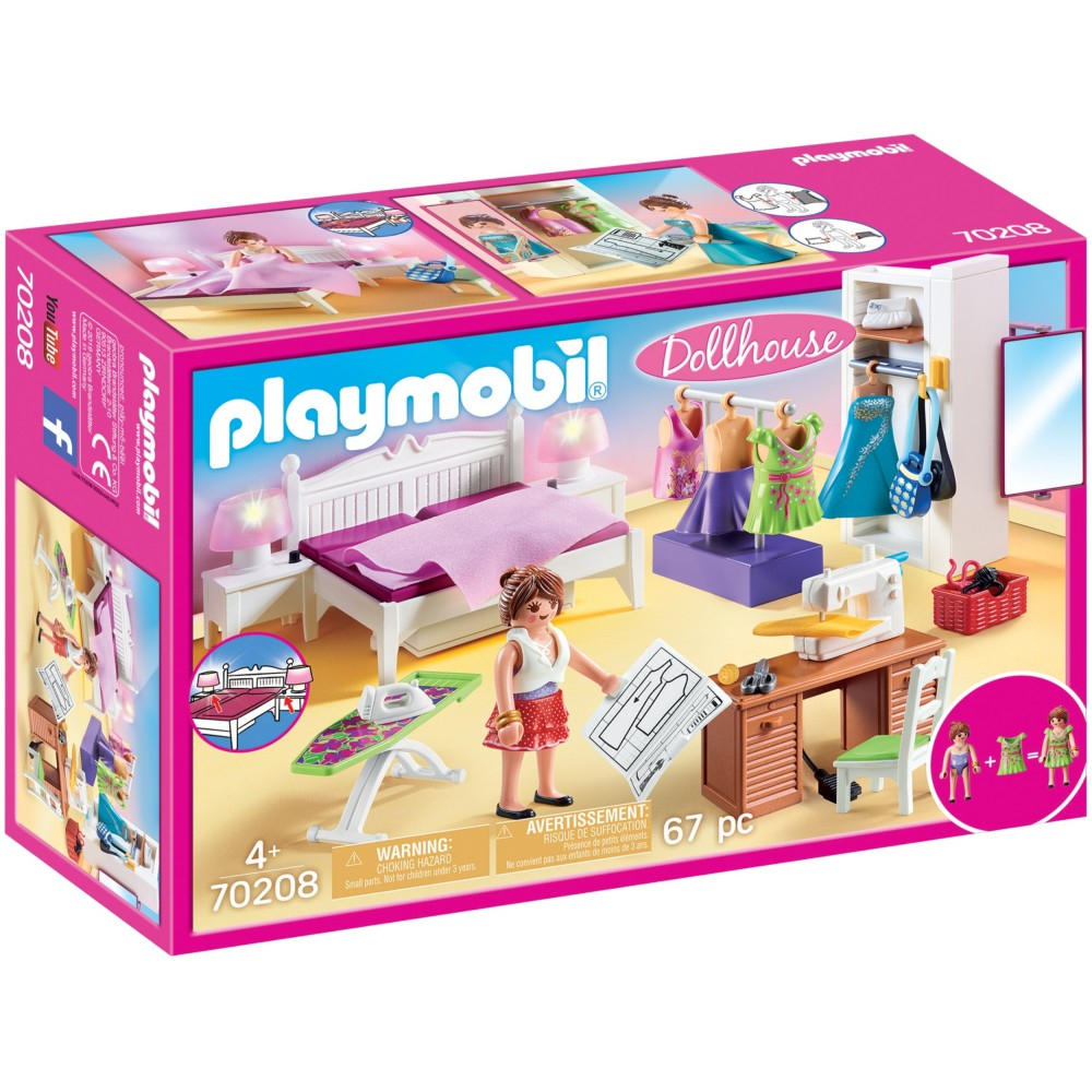 Playmobil 70208 Спальня с уголком для шитья 67 деталей — фото 1