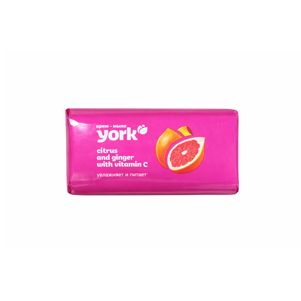 Крем-мыло YORK Citrus&ginger vitamin C 100 гр