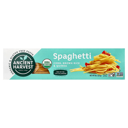 Ancient Harvest, органическая паста без глютена, спагетти, 227 г (8 унций)