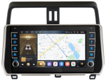 Магнитола Toyota Land Cruiser Prado 150 2017-2023 - Carmedia OL-1680 (кнопки и крутилки), Android 12, TS10, CarPlay, 4G SIM-слот