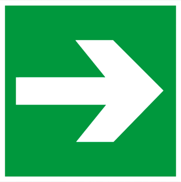 Е 02-01 "Направляющая стрелка"