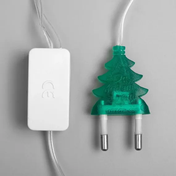 Гирлянда Колокольчики 5 м., IP20, 20 LED, свечение мульти (RG/RB), мигание, 220 В, Luazon Lighting (1080397)