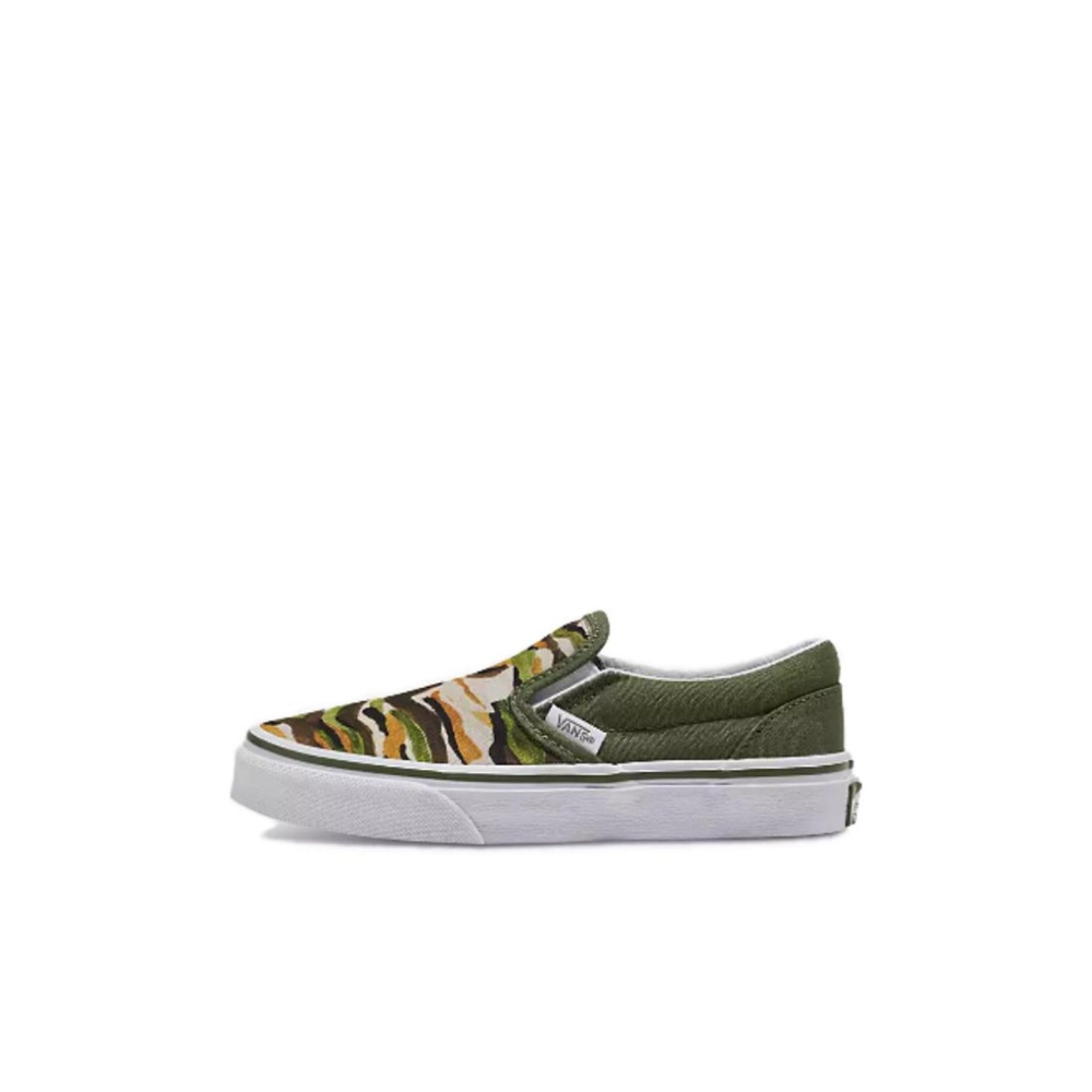 Детские слипоны Vans Classic Slip-On 'Camo Green' VN0A5KXMBGK