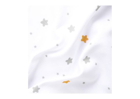 Простынь для кроватки KIDI soft от 0 до 4 лет (звёзды микс, трикотаж)