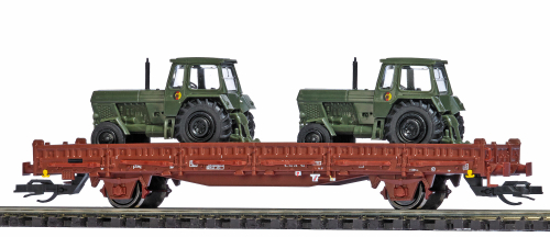 Платформа со стойками Ks с 2-мя тракторами ZT 300 NVA, DR, Ep.IV, (TT)