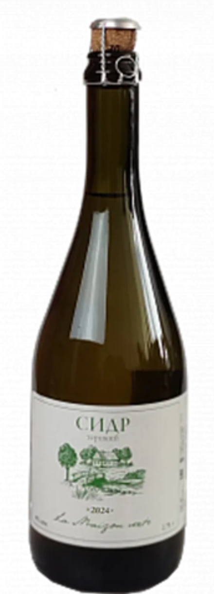 Сидр Ля Мезон Верт Терпкий Полусладкий 2024 / Cider La Maiзon Verte Terpkij Semi-Sweet 2024 0.75 - стекло