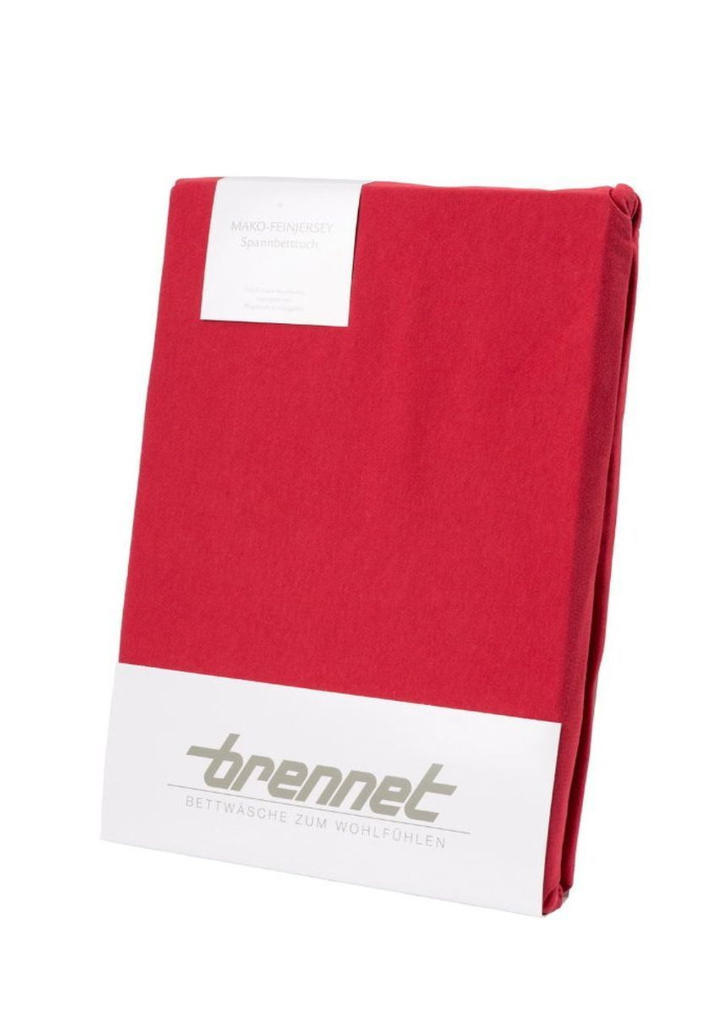 Простыня на резинке 150х200 Brennet 0036 550 красная Германия