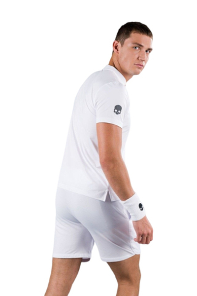 Мужское теннисное поло Hydrogen Tech Serafino Man - white