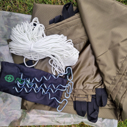 Тент-навес Prival туристический 2х2.9м, 80г/м2, PU 4000, хаки