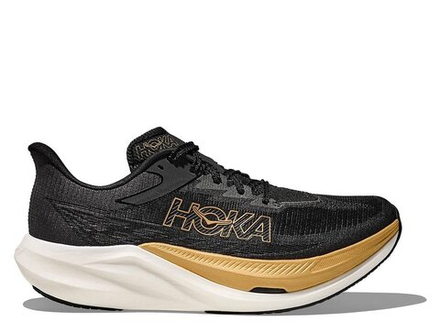 Кроссовки для бега мужские Hoka Rocket X3 U Черно-Золотые