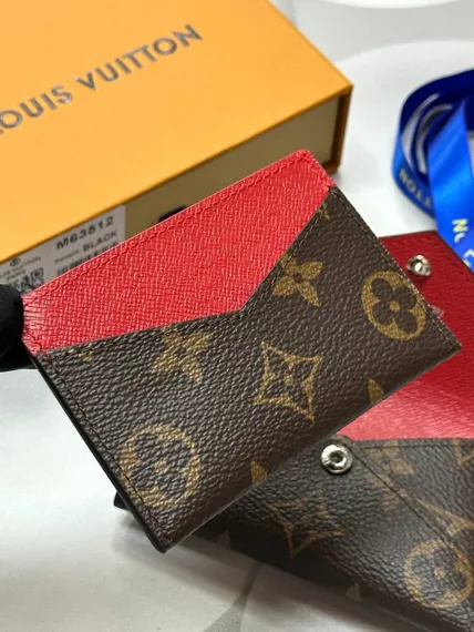 Держатель для карт Louis Vuitton Kirigami красный
