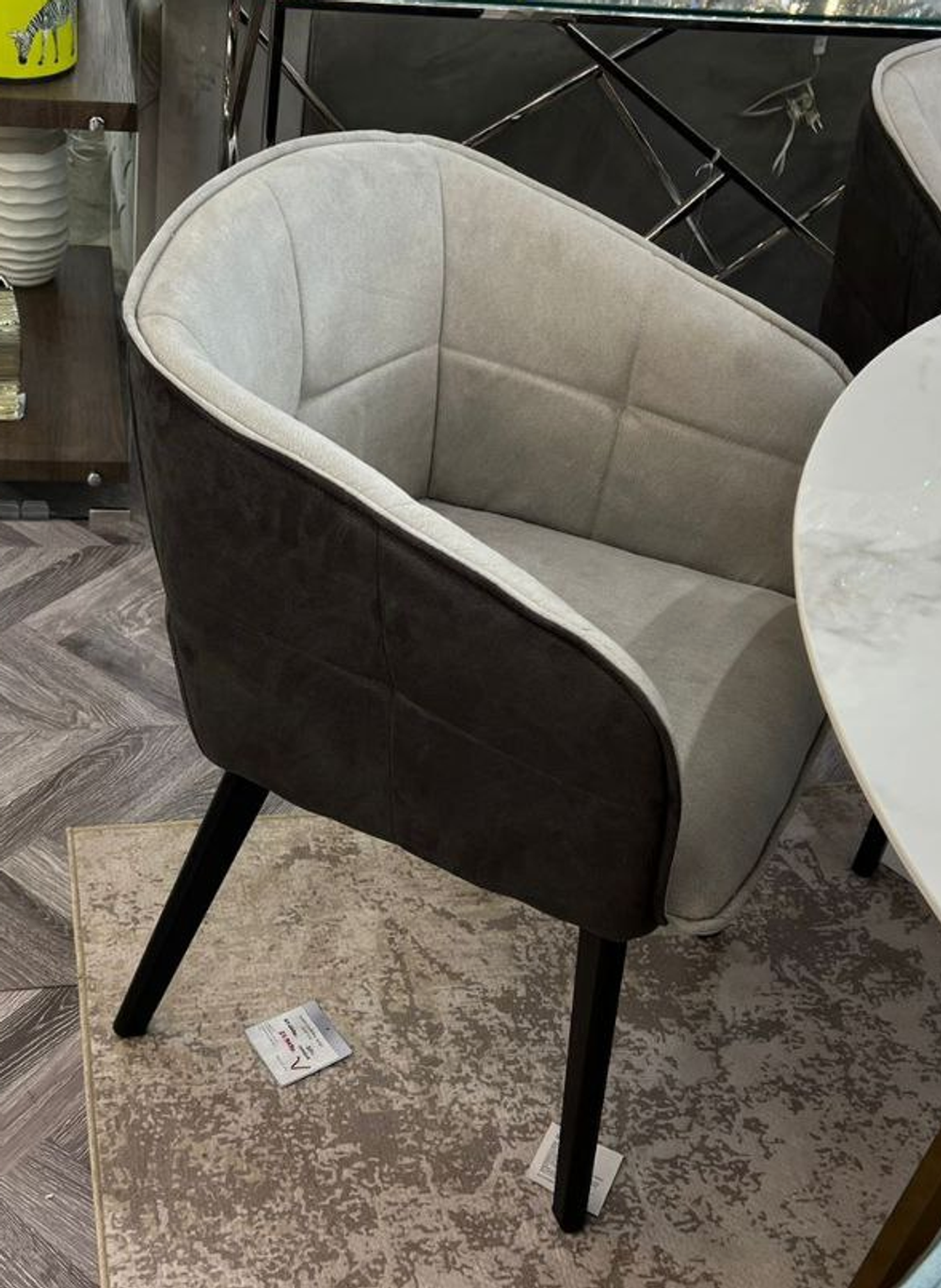 Стул HERTA 13367 LIGHT GREY серо-бежевый