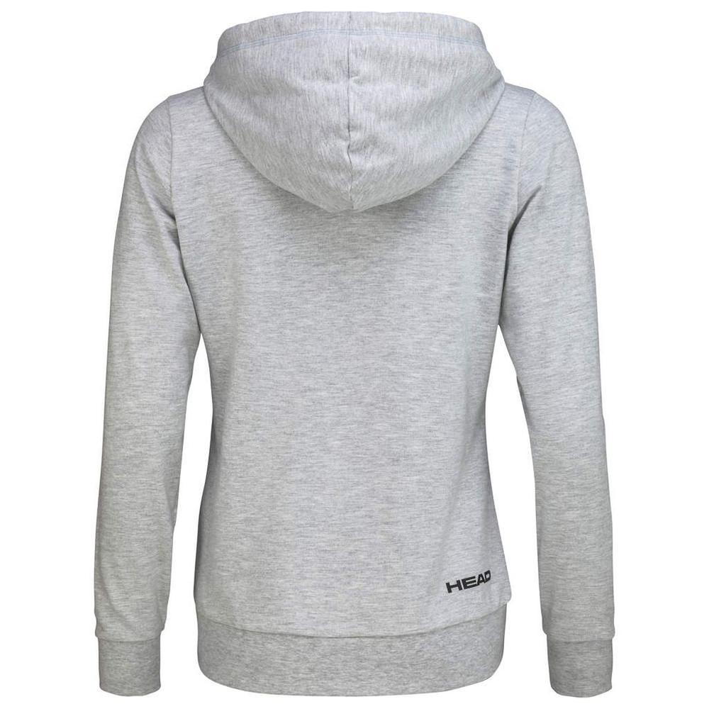 Женская теннисная куртка Head Club Greta Hoodie FZ W - grey melange