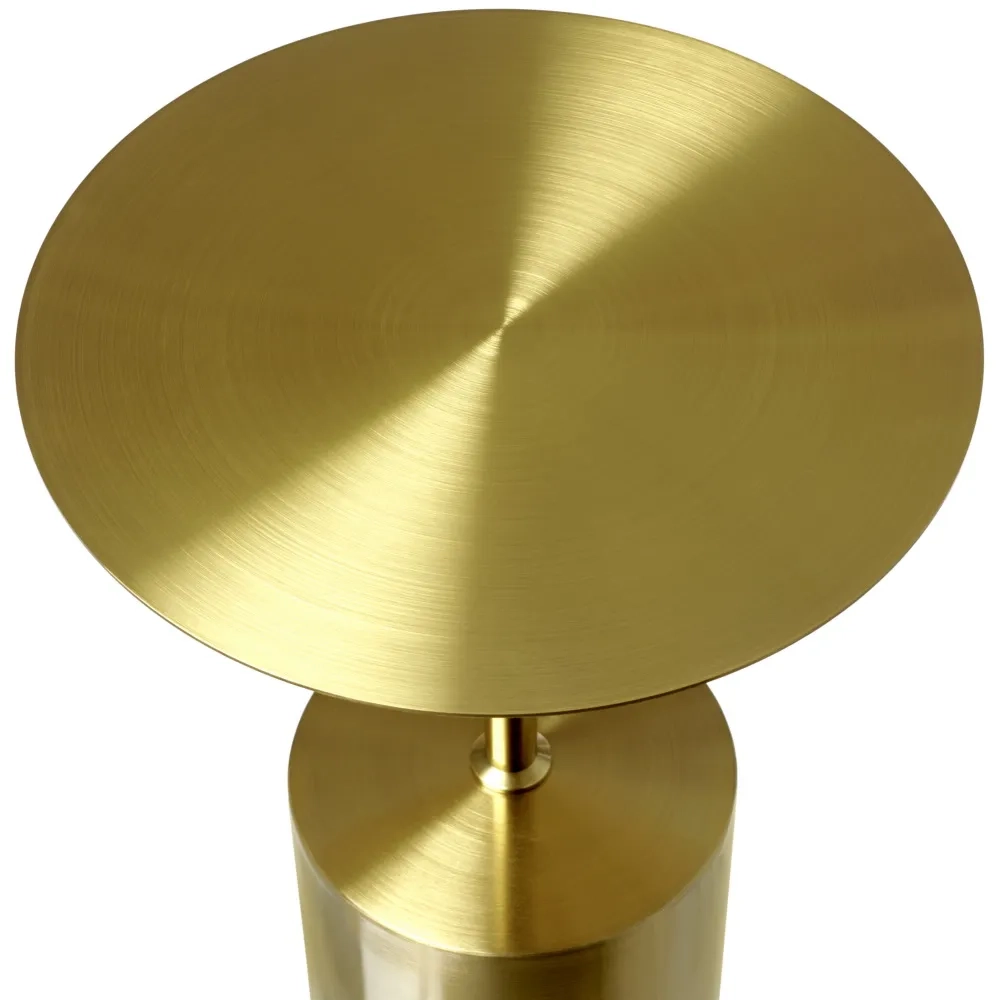 Кофейный столик Bradex Home Solid диам.40см x 58см, золотой, металл