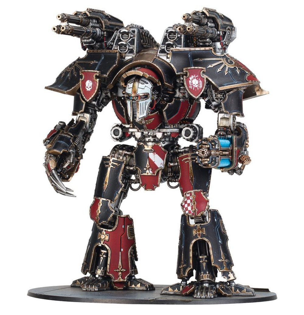 Legions Imperialis - Warlord Titan with power claw and plasma annihilator