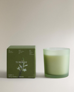Zara Home Ароматическая свеча Tuberose, 350 г, аромат для дома