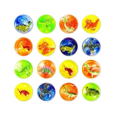 Мячи-прыгуны 45 мм «Динозавры-2 3D» 20 шт