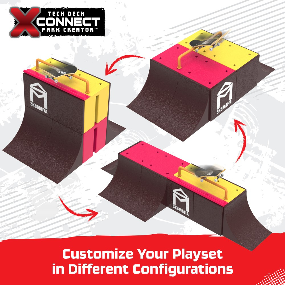 Tech Deck X-Connect - Начальный набор Vert Wall 2.0 + палец скейтборд SK8MAFIA 20141010