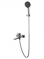 Смеситель для ванны с душем WONZON & WOGHAND FRAME, Темный графит (WW-88639010-BGM)