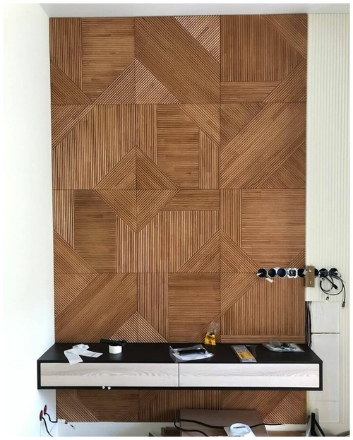 Рифленые стеновые панели из Сосны