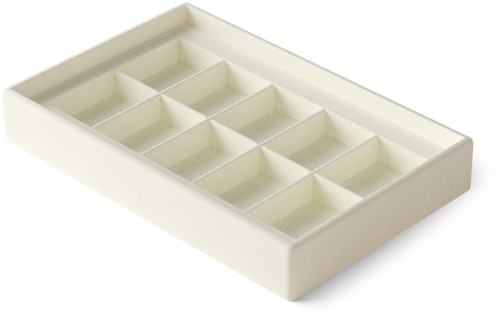 Планшет/округлый борт/10 ячеек (39х54 мм.)