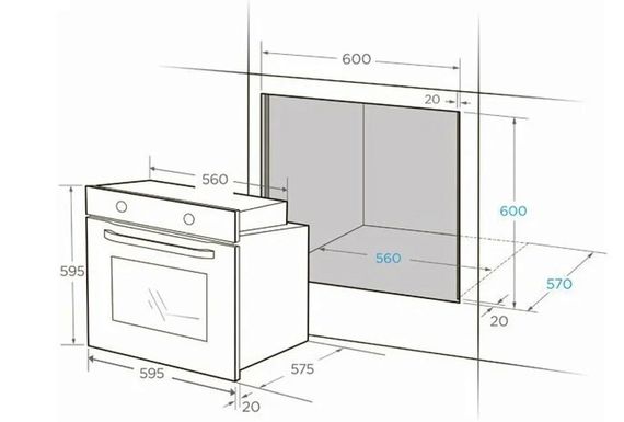 Духовой шкаф Midea MO67003GB