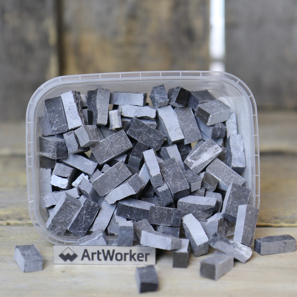 Натуральный камень колотый на модуль для мозаики