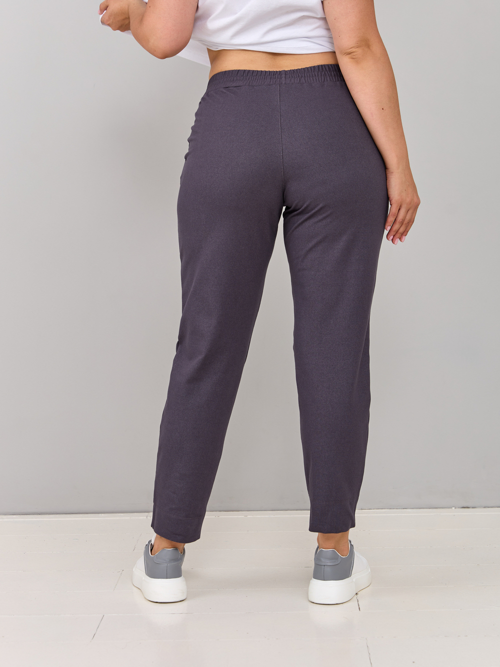 Брюки Бдж-129/графит-джинс