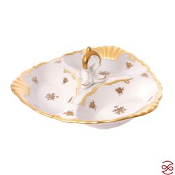 Менажница Queen's Crown Золотая роза 26 см