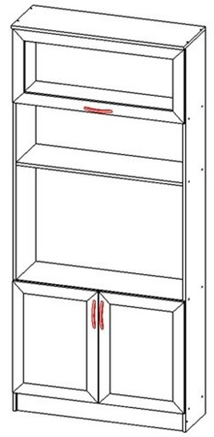 Шкаф с нишей под ТВ 920 Принцесса ПРН 25