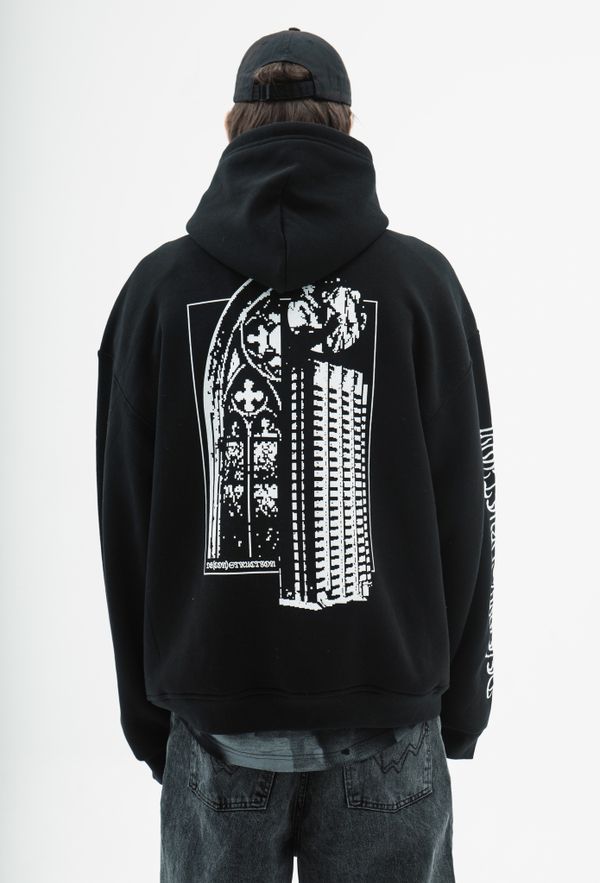 Худи Temple черный - фото 2