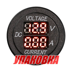 Вольтметр цифровой 6-30 В и амперметр, 0-10А (упаковка из 10 шт.)