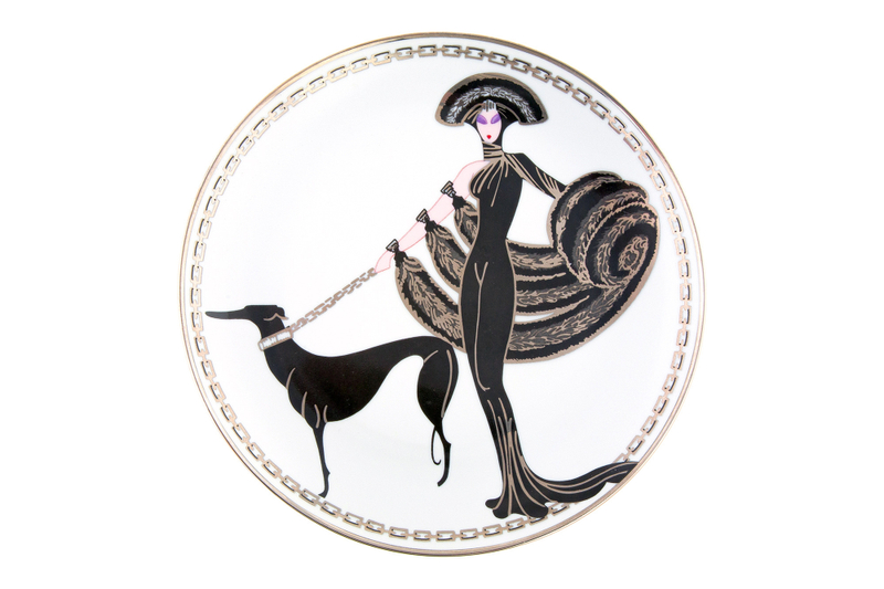 Коллекционная декоративная тарелка «Симфония в черном» (Symphony in Black)