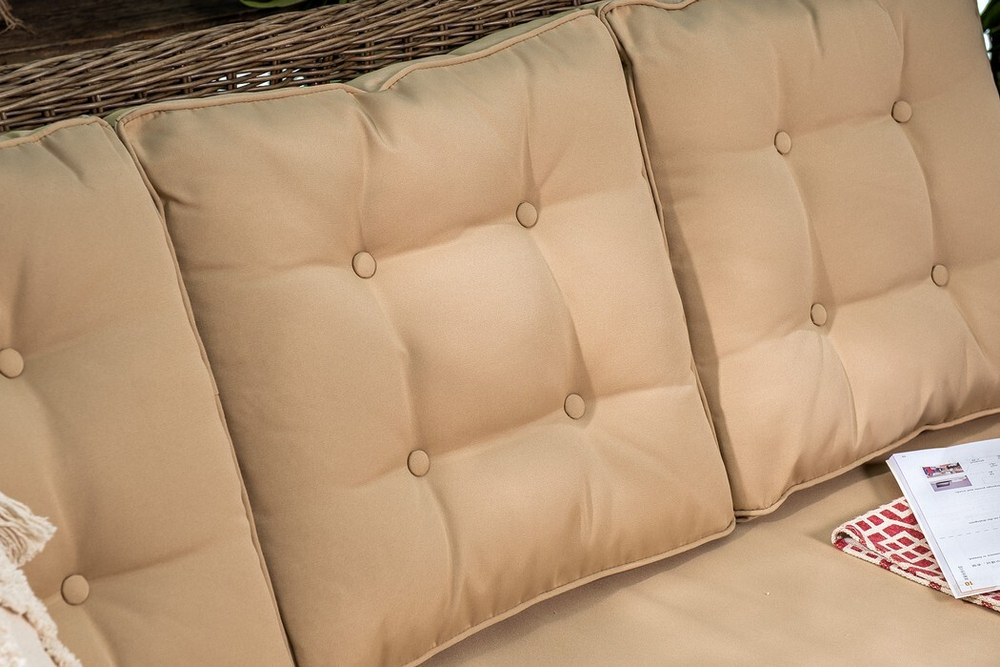 Диван садовый плетеный из искусственного ротанга OPAL 3-х местный